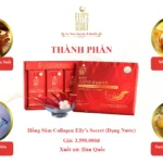 Thành Phần Hồng Sâm Collagen Cao Cấp Hàn Quốc Hộp 30 Gói X 10ml - 1Mall.vn