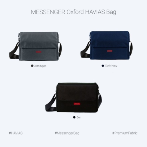 Túi chéo Messenger Oxford HAVIAS® 3 màu Túi chéo Messenger Oxford HAVIAS® 3 màu