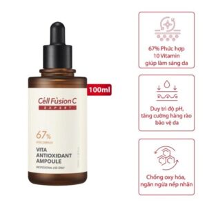 Ampoule Dưỡng Trắng và Ngăn Ngừa Lão Hóa – Cell Fusion C Expert Vita Antioxidant Ampoule 100ml - 1Mall.vn