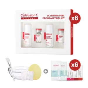 Cell Fusion C Expert – Giải pháp dưỡng trắng an toàn, cải thiện sắc tố da TA TONING PEEL KIT (Combo 6 bộ) - 1Mall.vn