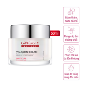 Cell Fusion C Expert – Kem dưỡng trắng & đều màu da White Cure Vita.CEB12 CREAM - 1Mall.vn