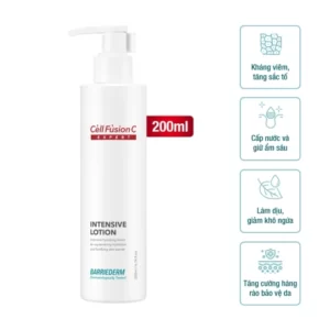 Cell Fusion C Expert – Sữa dưỡng ẩm & phục hồi hàng rào bảo vệ da BARRIEDERM INTENSIVE LOTION 200ml - 1Mall.vn