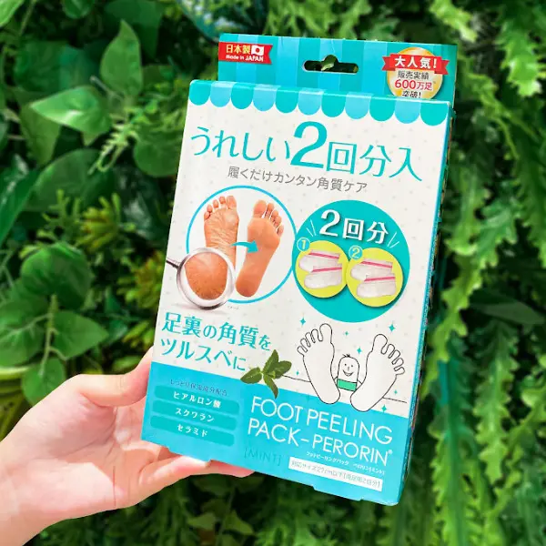 Ảnh trên tay Túi ủ tẩy da chết và tái tạo da chân 4 túi x 25ml (mùi bạc hà) - Perorin hương Mint chính hãng giá rẻ - 1Mall.vn