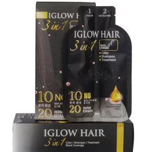 Dầu gội phủ bạc IGLOW HAIR 5 gói chính hãng giá tốt - 1Mall.vn