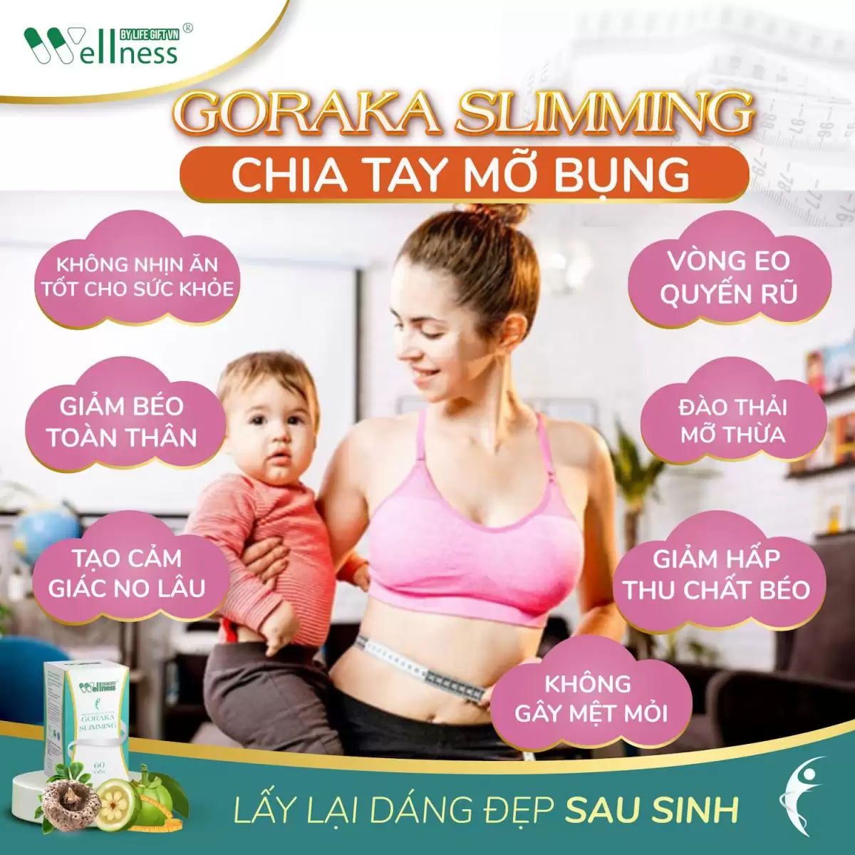 Giảm Cân An Toàn, Lấy Lại Dáng đẹp Sau Sinh - Goraka Slimming