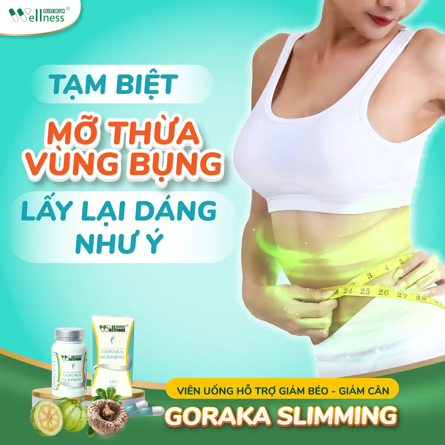 Giảm Cân An Toàn, Tạm Biệt Mỡ Thừa - Goraka Slimming