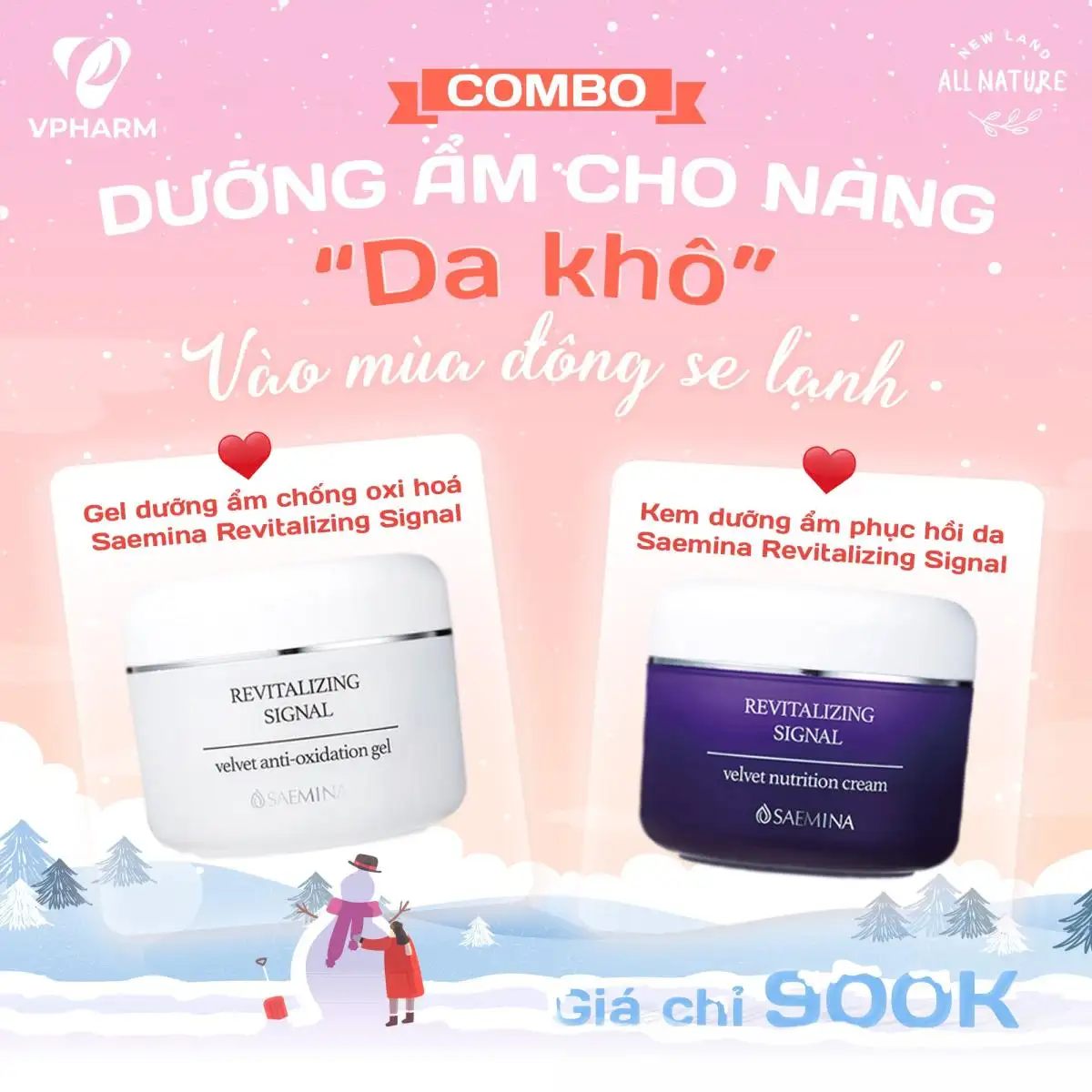 Saemina Revitalizing Signal - Kem Dưỡng ẩm Phục Hồi Da Newland All Nature (8) Saemina Revitalizing Signal - Kem Dưỡng ẩm Phục Hồi Da Newland All Nature (8)