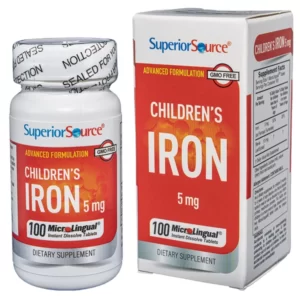 Thực phẩm bảo vệ sức khỏe CHILDREN’S IRON 5mg bổ sung sắt dành cho mẹ và bé - 1Mall.vn