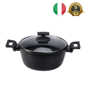 Nồi Ý phủ kim cương chính hãng giá rẻ 24cm - Kuchen - 1Mall.vn