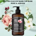 Gel tắm dưỡng ẩm Bare For Bare chính hãng giá tốt - Rose & Jasmine (phục hồi & dưỡng ẩm) - 1Mall.vn