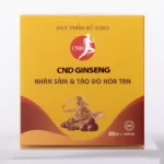 Nhân sâm & táo đỏ hòa tan CND Ginseng 20 gói x 3g chính hãng giá tốt - 1Mall.vn