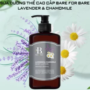 Sữa dưỡng thể dưỡng ẩm Bare For Bare chính hãng giá tốt - Lavender & Chamomile (thư giãn & làm dịu) - 1Mall.vn