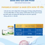 Bảng Báo Giá Sản Phẩm Papamilk Height And Gain Sữa Non Tổ Yến - Vkaizen - 1Mall.vn