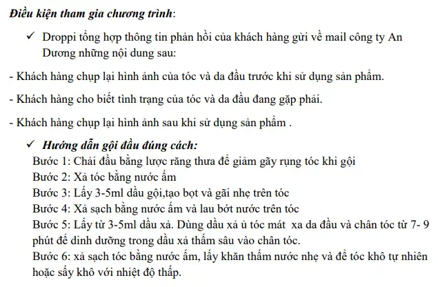 Điều Kiện Hoàn Tiền đối Với Dầu Gội Luub Q10 - 1Mall.vn