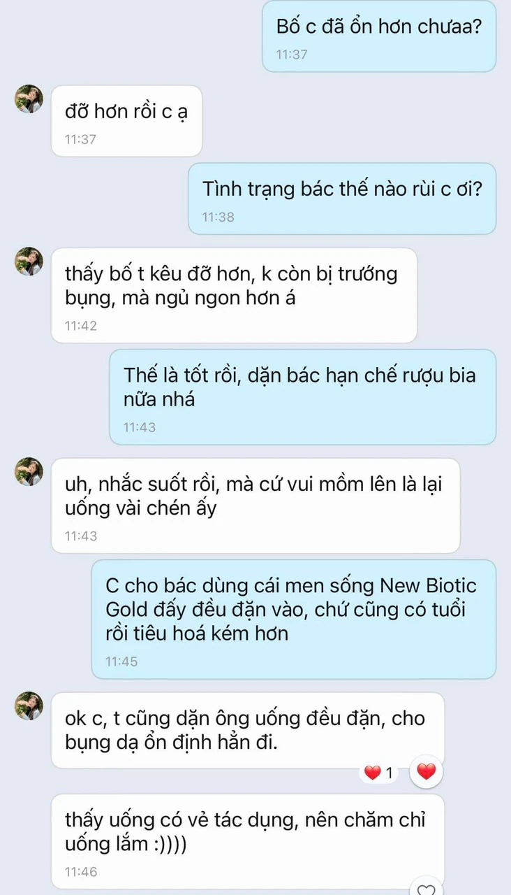 Men Sống New Biotic Gold ổn định Bụng Dạ Người Lớn Tuổi, Hay Bị Trướng Bụng, Hay Nhậu - 1Mall.vn