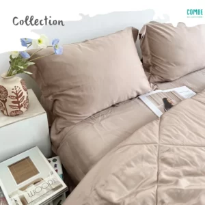 Ga Trải Giường Drap Tencel 60s Màu Kem - Tân Phát - 1Mall.vn