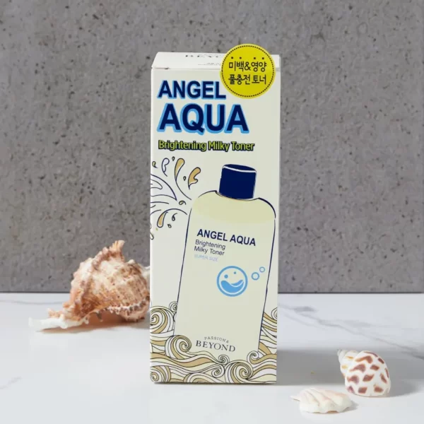 Hộp Sản Phẩm Nước Hoa Hồng Làm Sáng Da Beyond Angel Aqua Brightening Milky Toner - 1Mall.vn