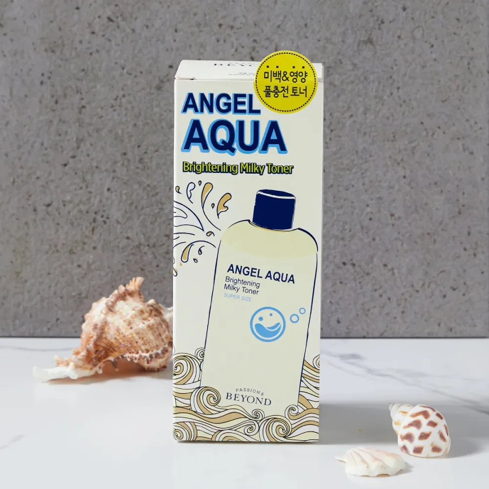 Hộp Sản Phẩm Nước Hoa Hồng Làm Sáng Da Beyond Angel Aqua Brightening Milky Toner - 1Mall.vn