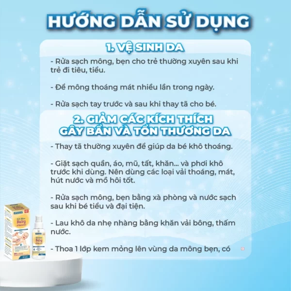 Hướng Dẫn Sử Dụng Xịt Hăm Baby Jpnatural - 1Mall.vn