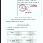 Phiếu Công Bố Sản Phẩm Son Kem Khoáng C’choi - Mineral Lip Cream - Punar - 1Mall.vn