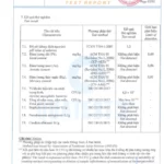 Phiếu Kết Quả Thử Nghiệm Kem Lót Trang điểm C'choi - Q10 Glow Primer - Punar - 1Mall.vn