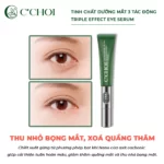 Tinh Chất Dưỡng Mắt 3 Tác động C’choi - Triple Effect Eye Serum - Chiết Xuất Gừng Từ Phương Pháp Bọt Khí Nano Của Axit Cacbonic - Punar - 1Mall.vn