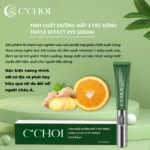 Tinh Chất Dưỡng Mắt 3 Tác động C’choi - Triple Effect Eye Serum - Chiết Xuất Gừng Và Dẫn Xuất Vitamin C Hiệu Suất Cao - Punar - 1Mall.vn