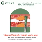 Tinh Chất Dưỡng Mắt 3 Tác động C’choi - Triple Effect Eye Serum - Tăng Cường Lưu Thông Máu Giúp Giảm Quầng Thâm - Punar - 1Mall.vn