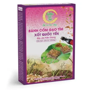 Bánh Cốm Gạo Tím Xốt Quốc Yến đặc Sản St Bibo - Đặc Sản Kiên Giang - 1Mall.vn