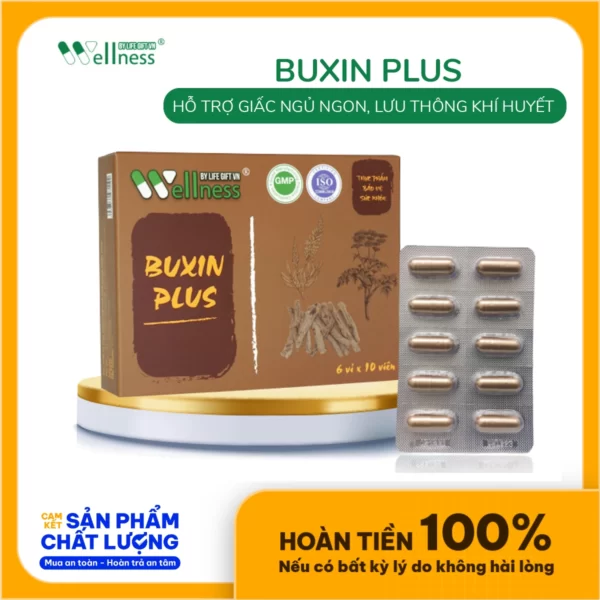 Thực Phẩm Bổ Khí Huyết Buxin Plus - 1Mall.vn
