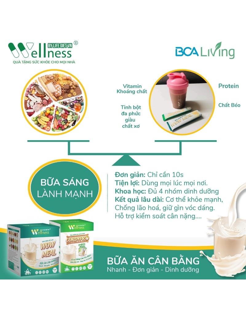Bữa ăn lành mạnh Wow Meal - tiện lợi, đơn giản, khoa học, tốt cho sức khỏe - 1Mall.vn